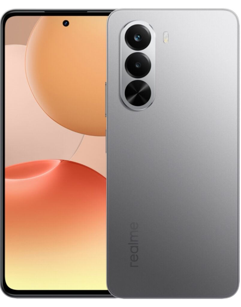 Realmi mobile front back disign