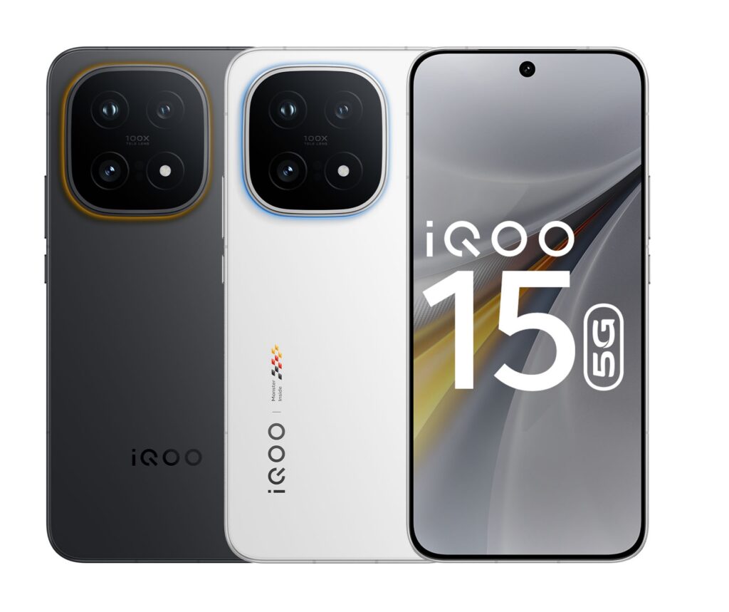 iQOO 15 front–back disign