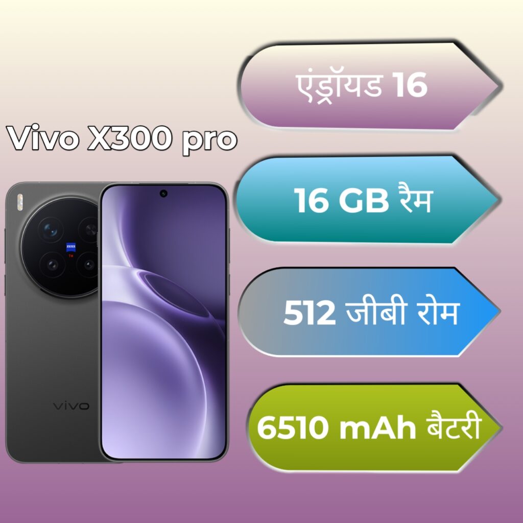 Vivo X300 pro specs infographic 