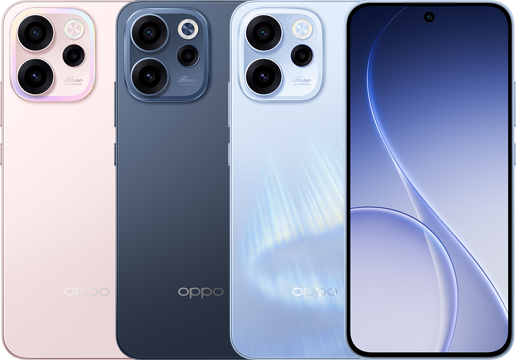 Oppo Reno 15 F 5G pink-darkblue-blue image 
